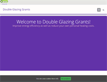 Tablet Screenshot of doubleglazinggrants.com